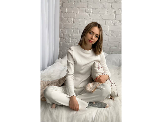 Жіноча піжама Perfect Female Молочний XS (162PJ-32JaP-mi) - Фото 1