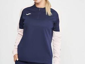 Жіноча спортивна кофта Joma Eco Championship Темно-синій, Рожевий M (901692.335)