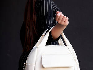 Жіноча спортивна сумка Sambag Vogue BKS молочна (90159011)