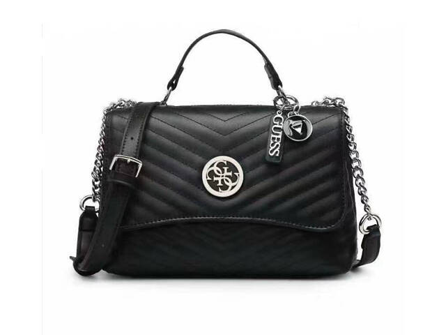 Женская сумка на плечо Guess (121) черная PTR - Фото 1