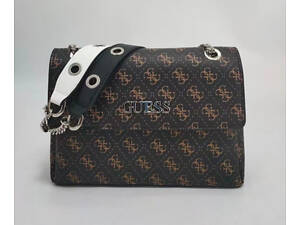 Женская сумка на плечо Guess (3385) коричневая PTR