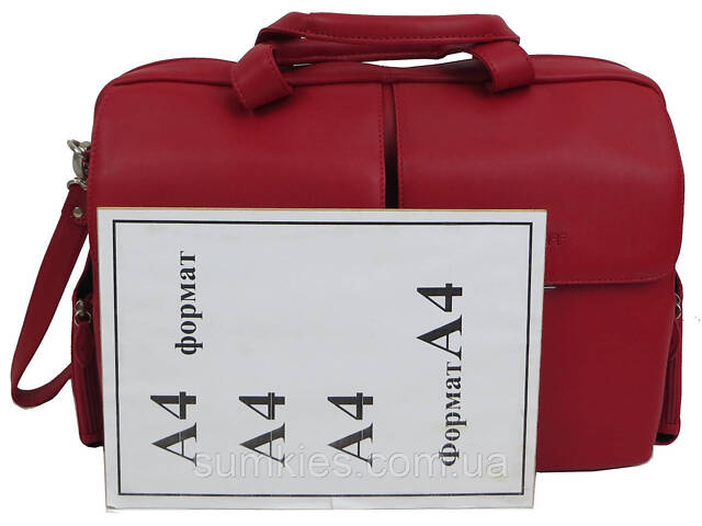 Жіноча сумка Sheff червона - Фото 5