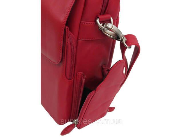 Жіноча сумка Sheff червона - Фото 10