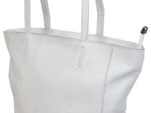 Жіноча сумка зі натуральної шкіри Borsacomoda, Україна біла