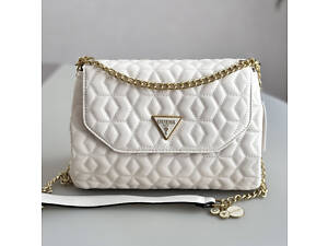 Жіноча сумочка Guess на плече (787080) біла PTR