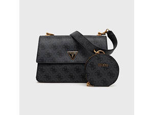 Жіноча сумочка Guess на плече (841619) сіра PTR