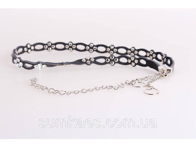 Женская цепочка W170171 черная 100 см. - Фото 4