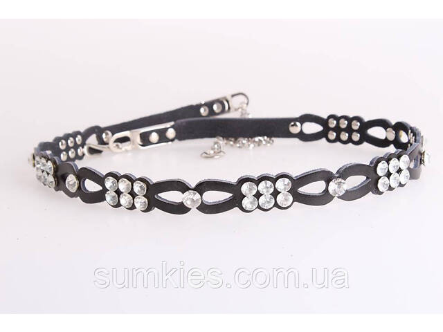 Женская цепочка W170172 черная 100 см - Фото 5