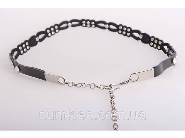 Женская цепочка W170172 черная 100 см - Фото 7