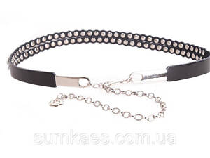 Женская цепочка W170173 черная 100 см.