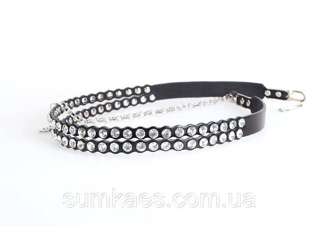 Женская цепочка W170173 черная 100 см. - Фото 2