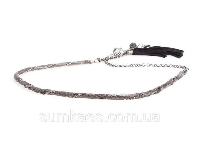 Женская цепочка W170180 серебряная 110 см - Фото 3