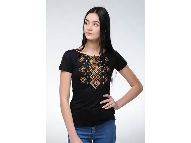 Женская вышиванка MELANIKA Карпатский орнамент G-23 Черный 2XL (1528662931) - Фото 1