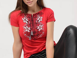 Жіноча вишиванка MELANIKA Лілія G-82 Червоний S (1528582644)