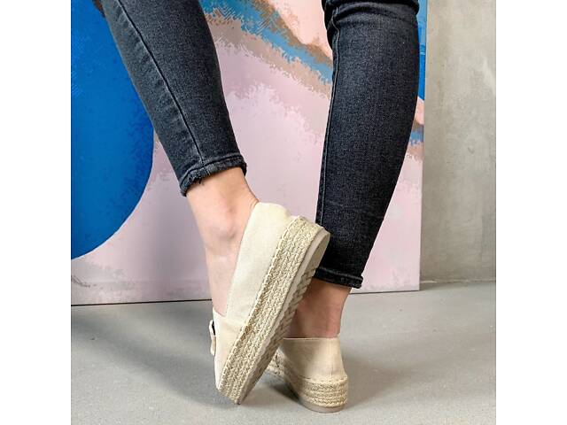 Жіночі еспадрільї Fashion Favorite 3958 39 розмір 24,5 см Бежевий - Фото 3