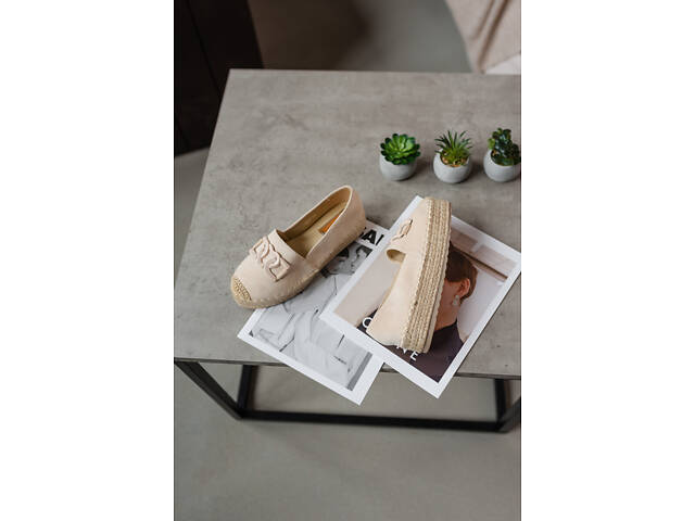 Жіночі еспадрільї Fashion Favorite 3958 39 розмір 24,5 см Бежевий - Фото 7