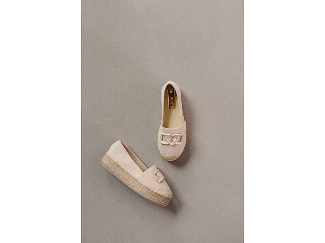 Жіночі еспадрільї Fashion Favorite 3958 39 розмір 24,5 см Бежевий - Фото 8