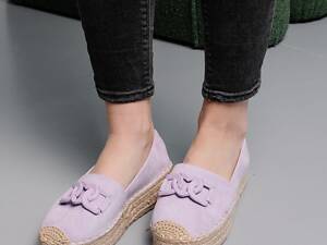Жіночі еспадрільї Fashion Favorite 3982 37 розмір 23,5 см Фіолетовий