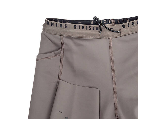 Женские Лосины Nike W NK DF RUN DVN MR TGHT Коричневый S (DM7749-289 S) - Фото 3