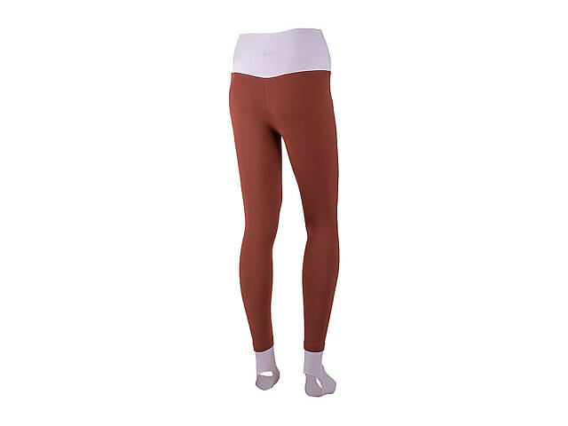 Женские Лосины Nike W NY LUXE HR 7/8 TGHT CLBK Коричневый L (DM6996-217 L) - Фото 2