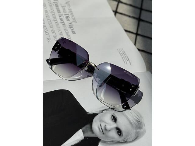 жіночі окуляри Chanel чорні 4 ДЛ7242 - Фото 1