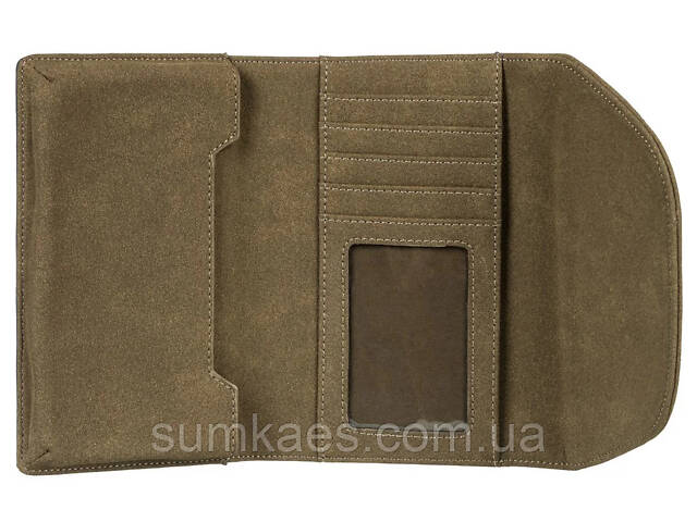 Женский кошелек из эко кожи Roxy Chai Latte Burnt синий с оливковым - Фото 5