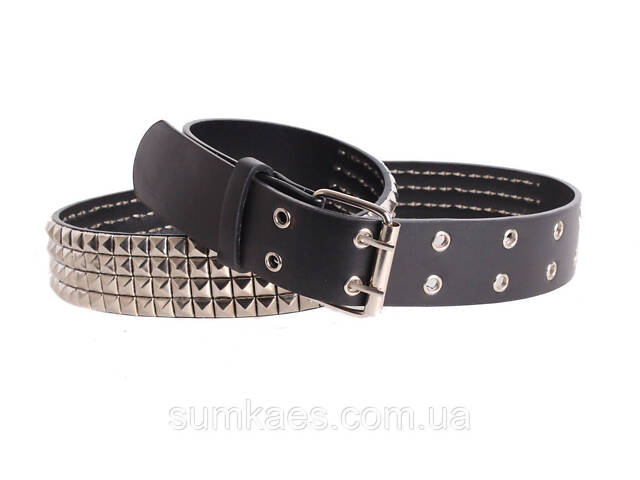 Жіночий ремінь зі штучної шкіри COL769-133 чорний - Фото 2