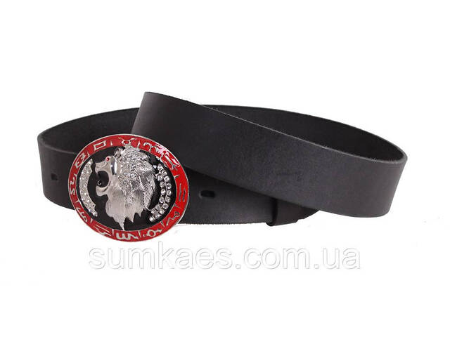 Жіночий ремінь з натуральної шкіри blx90373 чорний - Фото 3