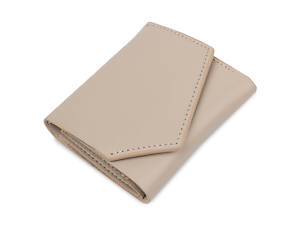 Женское кожаное портмоне GRANDE PELLE 11520 Бежевый