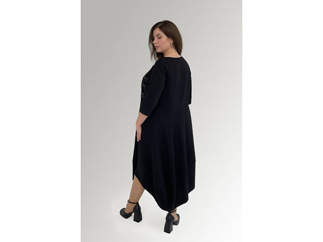 Жіноча сукня HookK Design 029_3_56/58 Чорний 56-58 - Фото 6