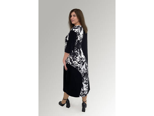 Жіноча сукня HookK Design 032_3_62/64 Чорний 62-64 - Фото 5