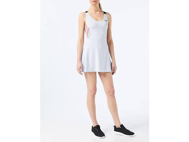 Женское Платье MIZUNO MRB Amplify Dress WHITE/BLACK/GREY (M) K2GH9715U-01 M - Фото 2