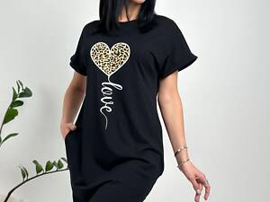 Жіноча сукня з малюнком 'Passion' оптом | Норма та батал