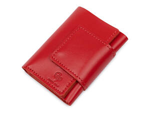 Женское портмоне в три сложения GRANDE PELLE 11549 Красный