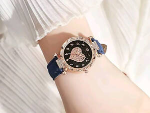 Жіночий годинник Inschic прикрашений стразами Синій.