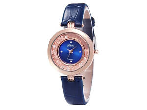 Жіночий годинник Zexil з ремінцем з екошкіри Синій