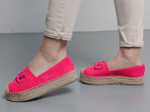 Жіночі еспадрільї Fashion Favorite 3980 38 розмір 24 см Рожевий