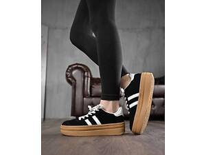 Жіночі кросівки crosti black /white НП4535