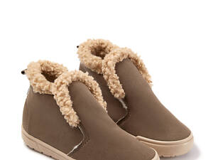 Женские полуботинки DOMENIKA, Орех/беж Тедди 40