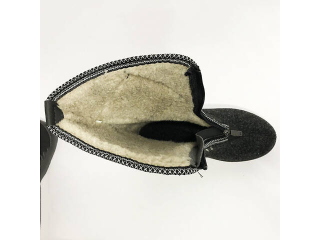 Жіночі чоботи 40р 25,5см хутряні високі утеплені, Бурки повстяні жіночі, Суконні зимові бурки - Фото 3