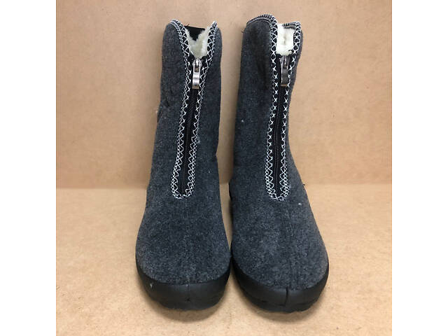 Жіночі чоботи 40р 25,5см хутряні високі утеплені, Бурки повстяні жіночі, Суконні зимові бурки - Фото 11