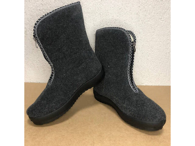 Жіночі чоботи 40р 25,5см хутряні високі утеплені, Бурки повстяні жіночі, Суконні зимові бурки - Фото 19