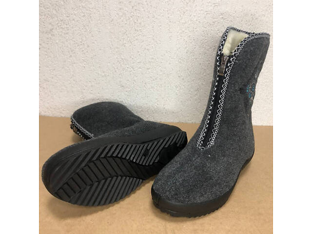 Жіночі чоботи 40р 25,5см хутряні високі утеплені, Бурки повстяні жіночі, Суконні зимові бурки - Фото 21