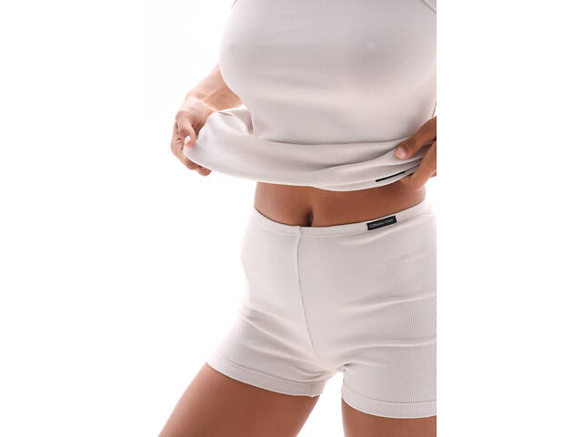 Женские шорты German Volf 25083 M Светло-бежевый (2669769796) - Фото 4