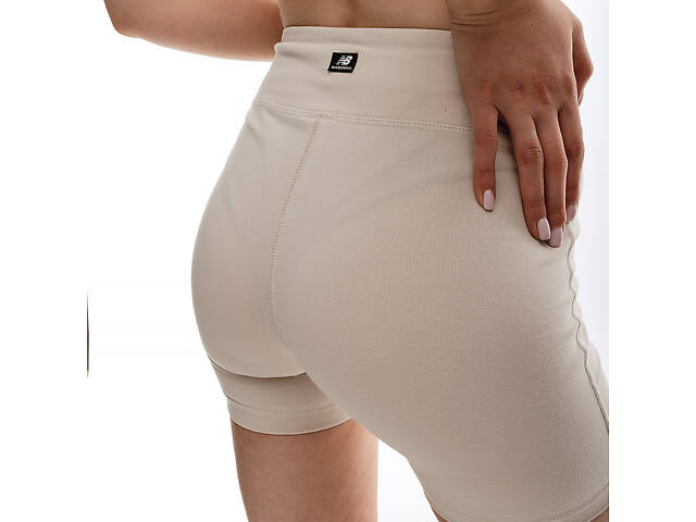 Жіночі Шорти New Balance Essentials Reimagined Arch. Бежевий XS (7dWS31504MBM XS) - Фото 4