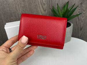 Жіночий шкіряний гаманець клатч люкс якість у коробці, високоякісний жіночий портмоне з натуральної шкіри Червоний