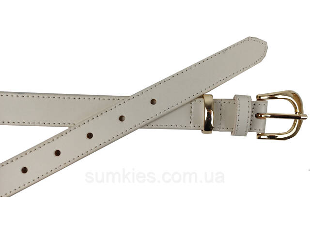 Жіночий шкіряний ремінь UP2 Fashion Women, Німеччина бежевий - Фото 4