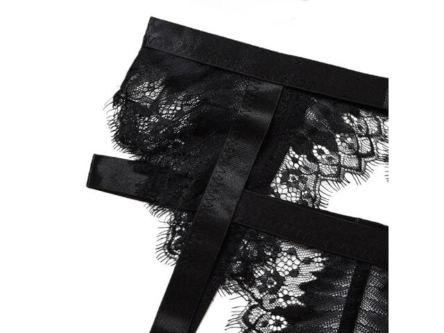 Жіночий комплект нижньої білизни We Love XL Чорний (Xl_black_DLSC727) - Фото 10