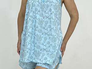 Жіночий комплект Triko Піон 54-56 Бірюзово-чорний (91882011-2)