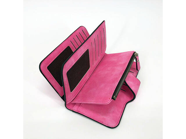 Жіночий гаманець портмоне клатч Baellerry Forever N2345, Компактний гаманець дівчинці. Колір: малиновий - Фото 4